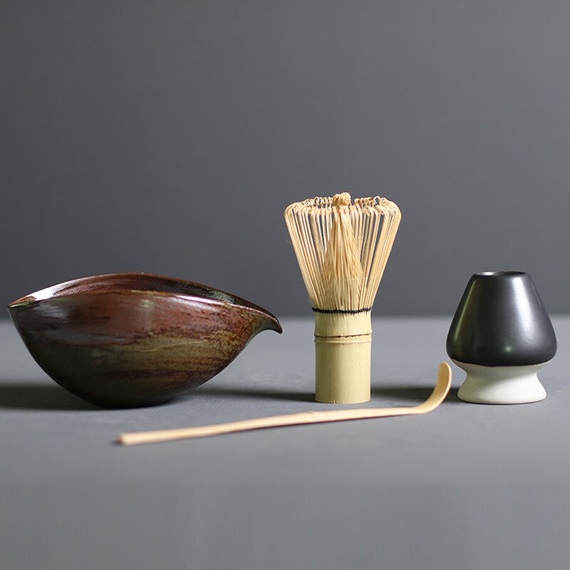 Kizuna Ceramic Matcha Tea Set — Traditional Japanese Design - Desfino