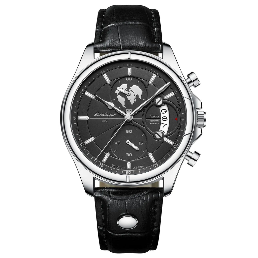 Aurello casual sporthorloge - chronograaf-geïnspireerd ontwerp - Desfino