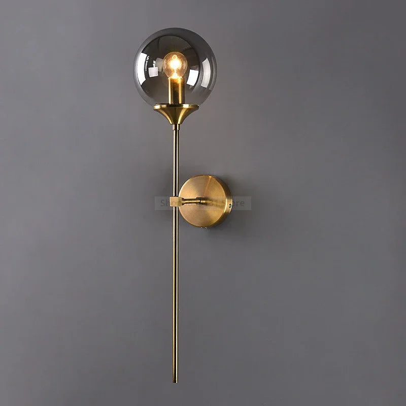 Severská nástěnná LED lampa LumaNest — světlo k posteli s dlouhým ramenem - Desfino