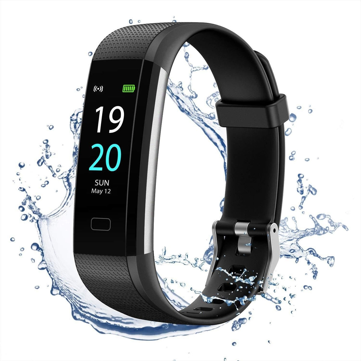 Ceas inteligent impermeabil Luma — Tensiune arterială, ritm cardiac și somn, Bluetooth 5.0 - Desfino