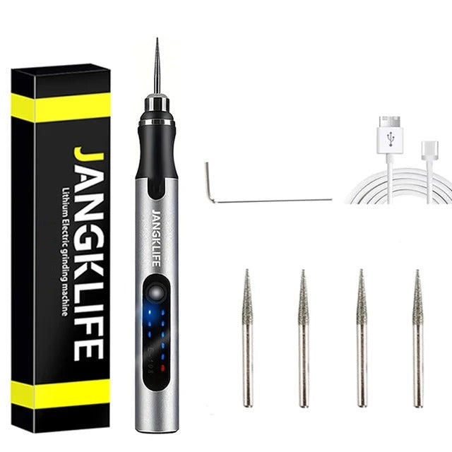 Neo draadloze graveerpen — instelbare snelheid van 5,000–15,000 RPM | Desfino
