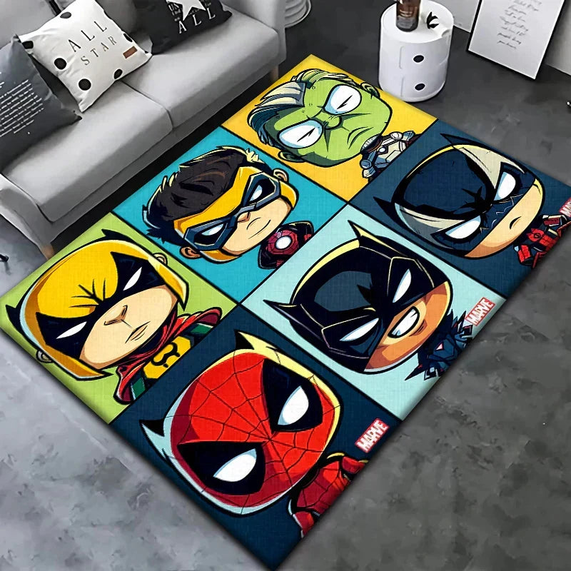 NovaPlay Superhero Kids’ Rug — Soft, Cushioned, Durable Decor - Desfino