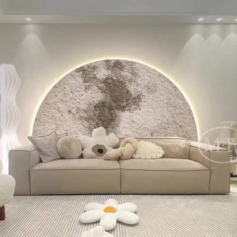 SolaraHalo Half Moon Wall Lamp — Modern LED Porch Sconce - Desfino