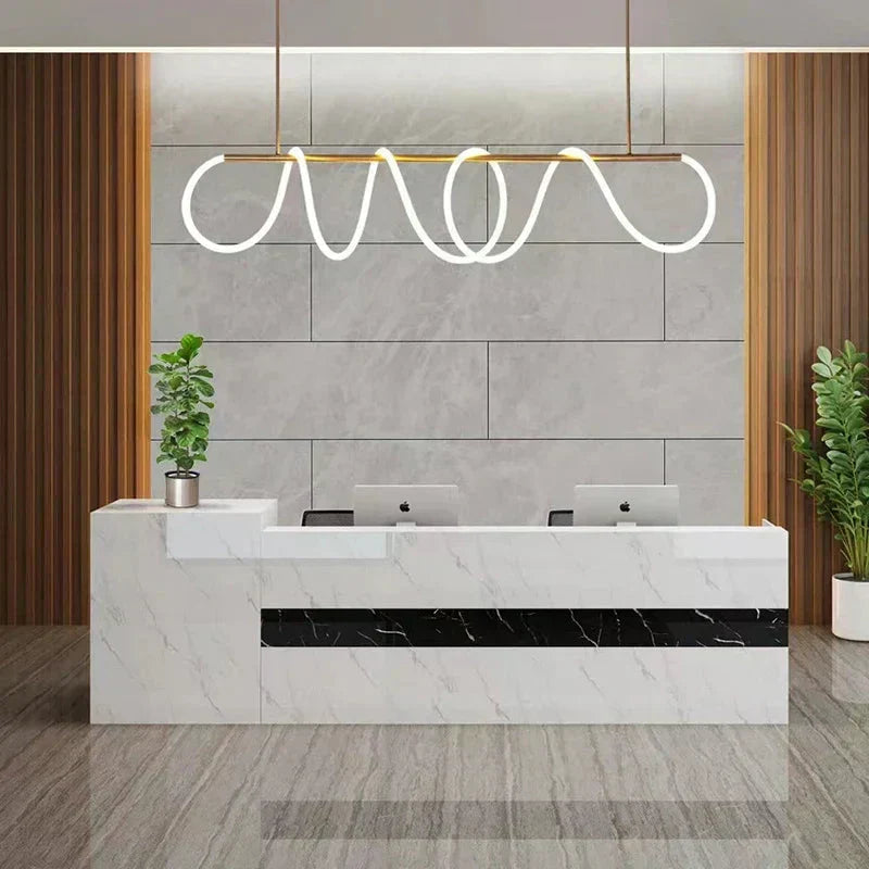 Lámpara de araña LED ajustable Lunara — Lámpara de techo contemporánea - Desfino