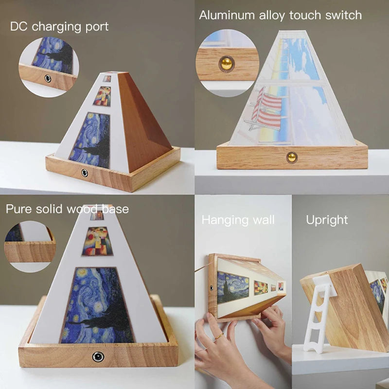 AstraLume 3D-Optik-Wandleuchte — Design mit Tiefenillusion - Desfino