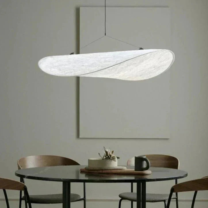 LumaWeave Potato Chip Pattern LED Pendant Light — Single-Light Cord - Desfino