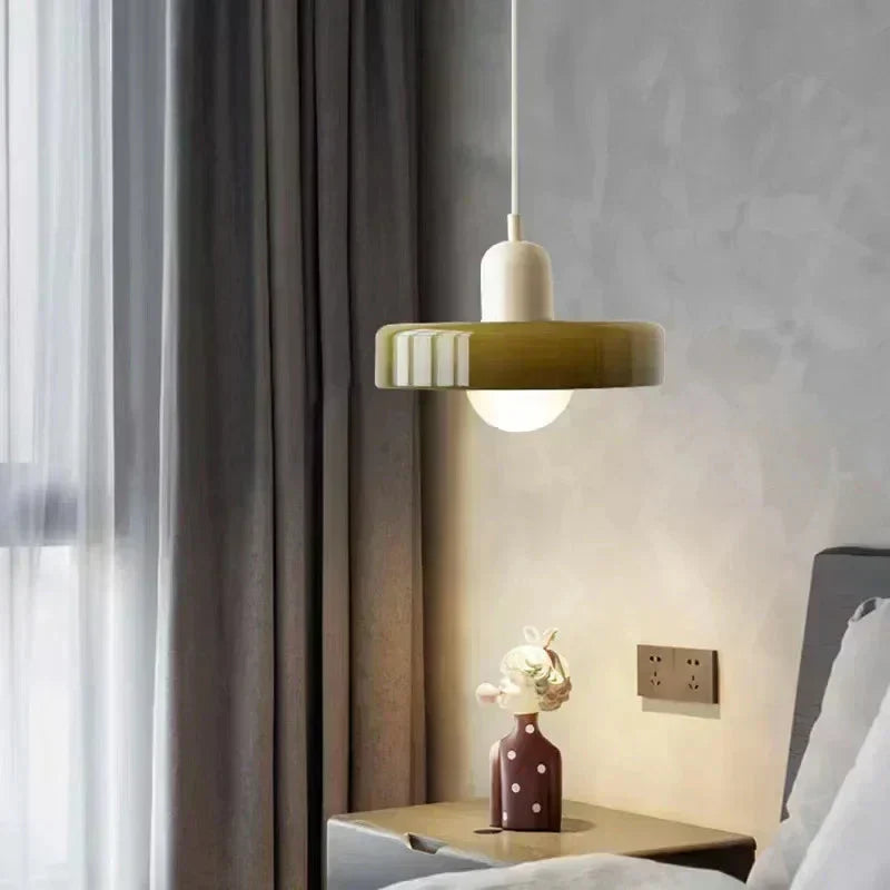 Kryształowa lampa wisząca Nexora E27 — lampa LED z jednym źródłem światła - Desfino