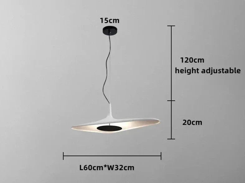 Coleção de candeeiros suspensos Sorena — luz LED individual montada num cabo - Desfino