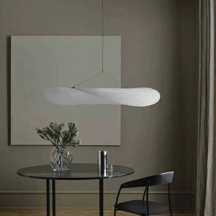 LumaWeave Potato Chip Pattern LED Pendant Light — Single-Light Cord - Desfino