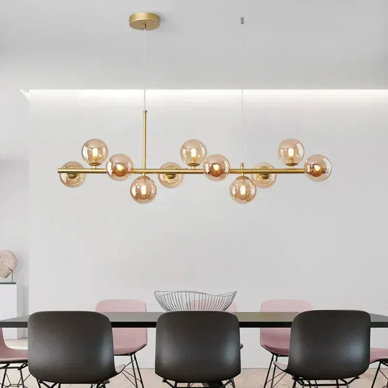 7–11 lumini LED G9 — colecția de candelabre Marisol - Desfino