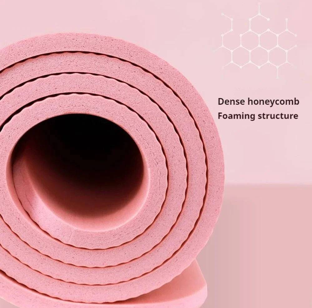 Esterilla de yoga antideslizante — cojín cómodo y duradero para hacer ejercicio - Desfino