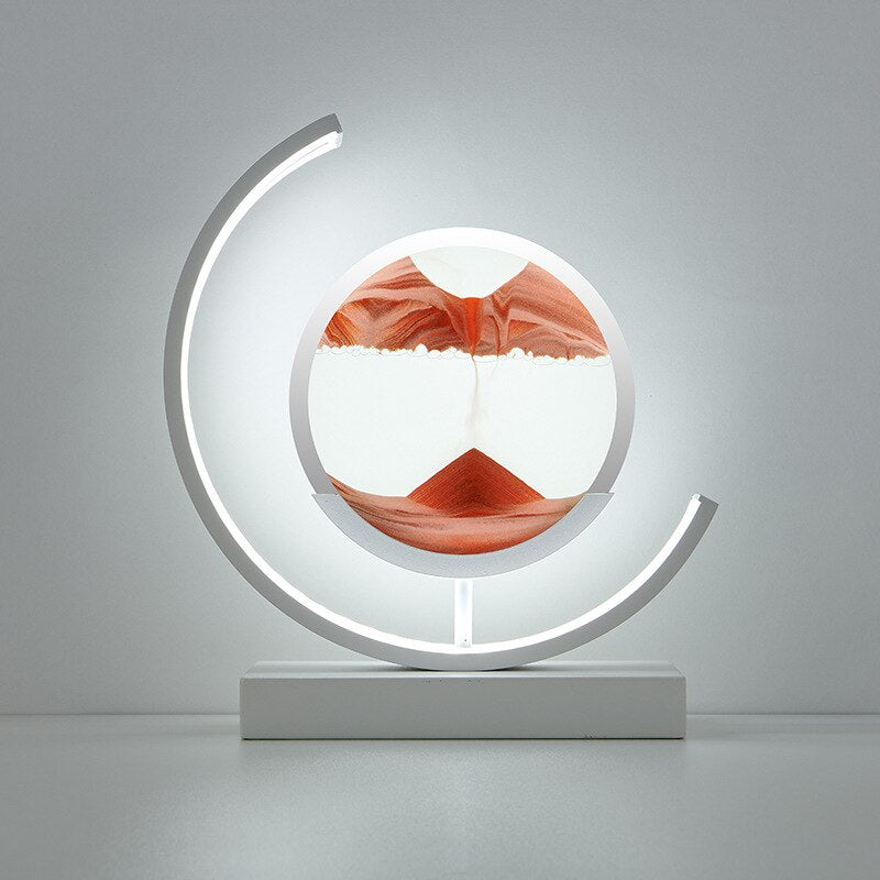 TerraGlow Sand Lamp — Artistic Ambient Accent Lighting - Desfino