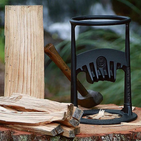 TimberMate Brennholzspalter — Axtfreies Spalten von Anzündholz und kleinen Holzscheiten - Desfino