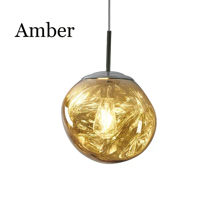 Candeeiro suspenso LED NovaLume Lava Glow — Luz suspensa de inspiração retro - Desfino