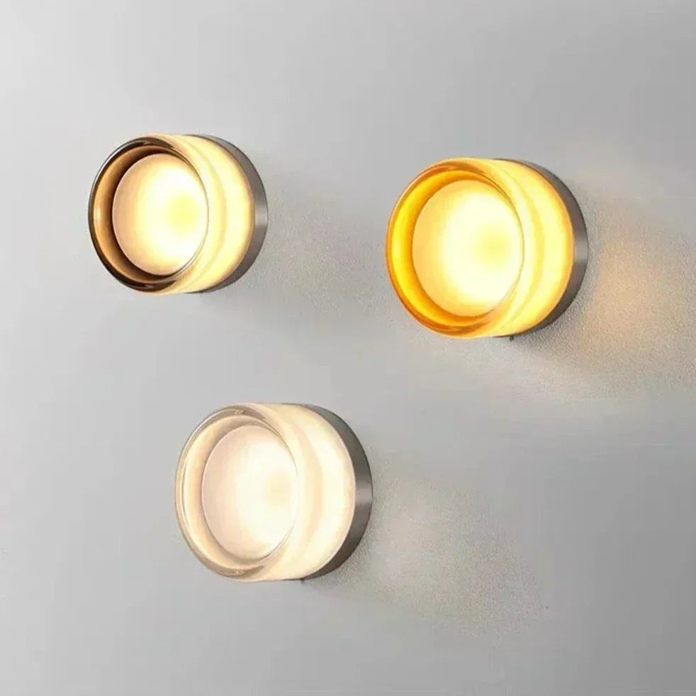 NovaLume væglampe i glas — Lumenari Studio, integreret LED - Desfino