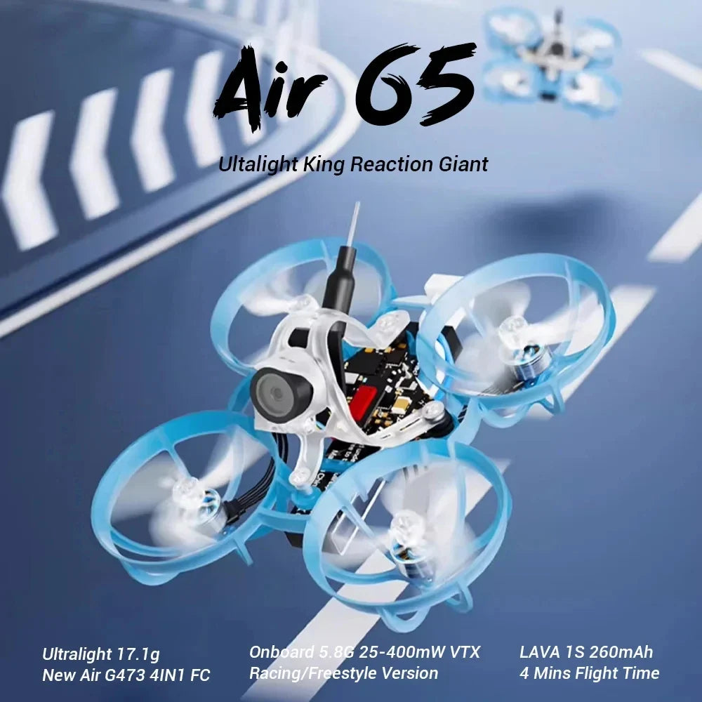 רחפן מרוצים RC BETAFPV Air65 מסוג Whoop ללא מברשות — 2025 - Desfino