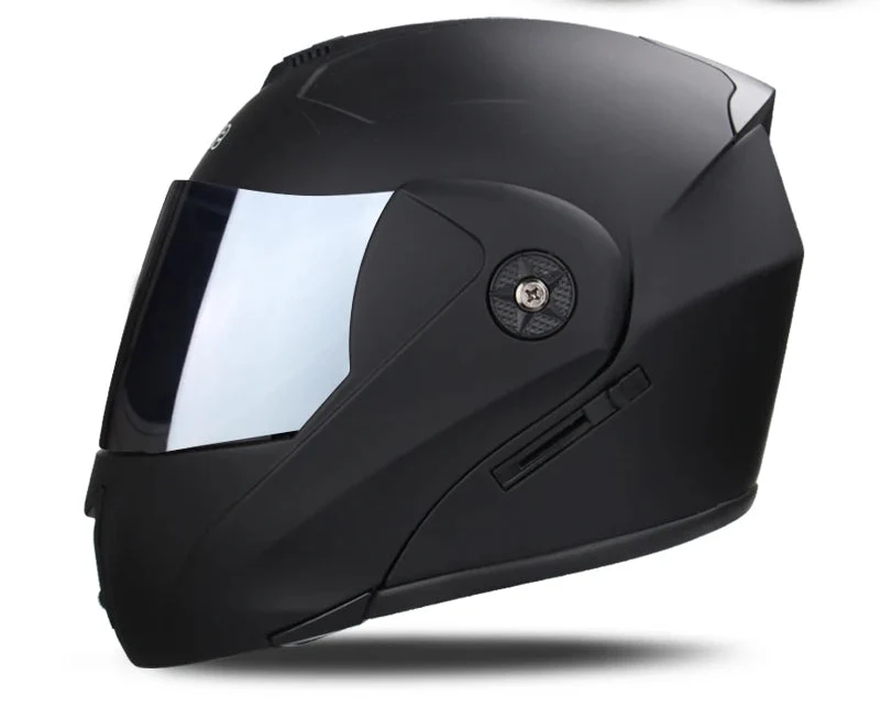 Casque de moto modulaire certifié DOT avec double visière — Desfino