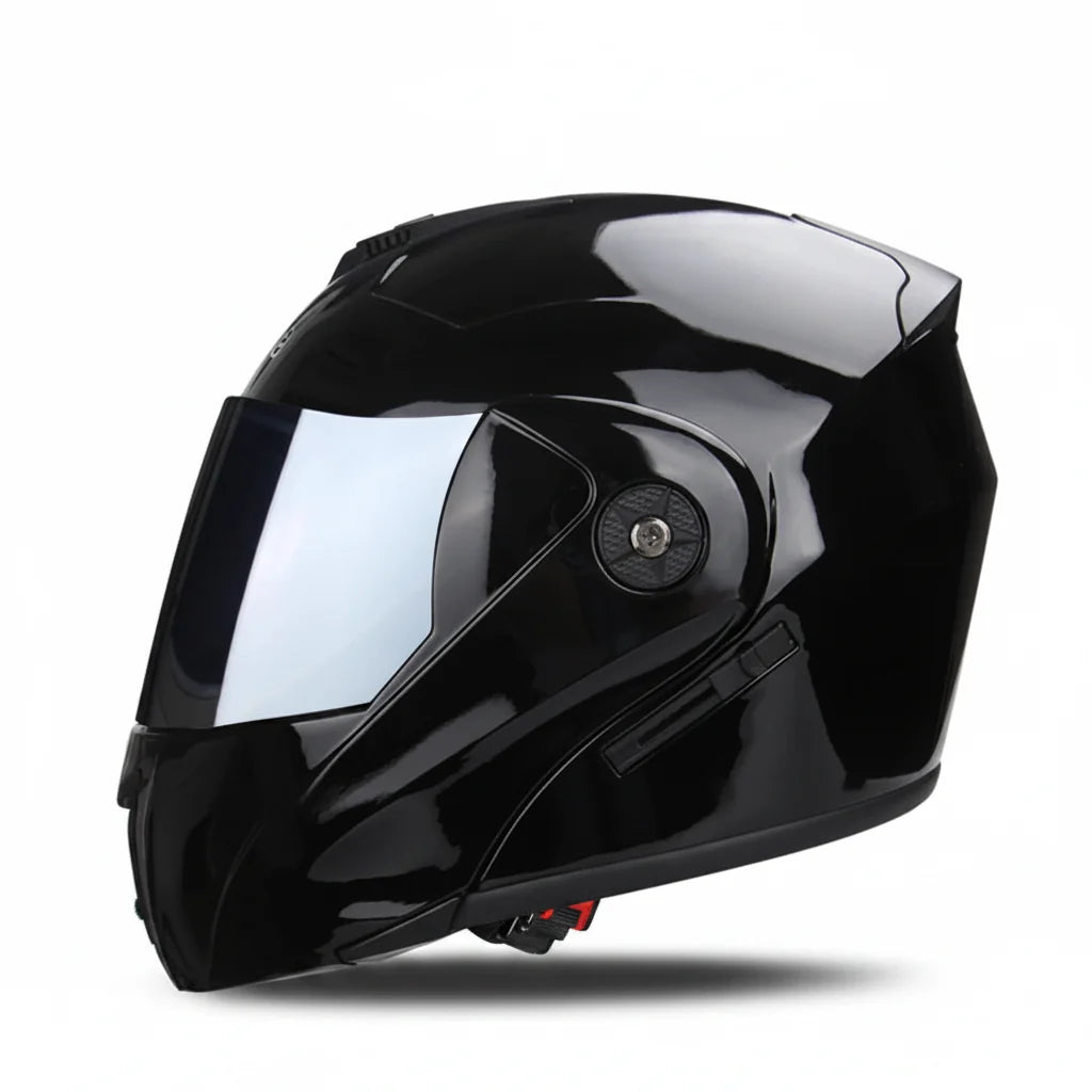 Casque de moto modulaire certifié DOT avec double visière — Desfino
