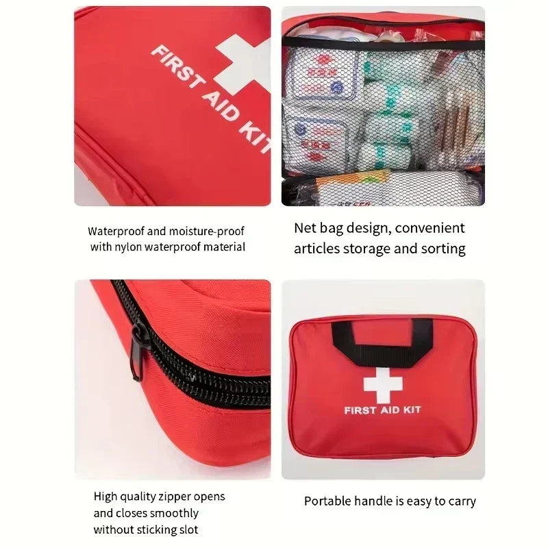 SummitGuard 184-Piece Outdoor First Aid Kit — Portable Bag Set - Desfino