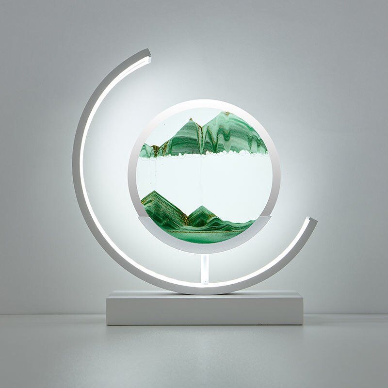 TerraGlow Sand Lamp — Artistic Ambient Accent Lighting - Desfino