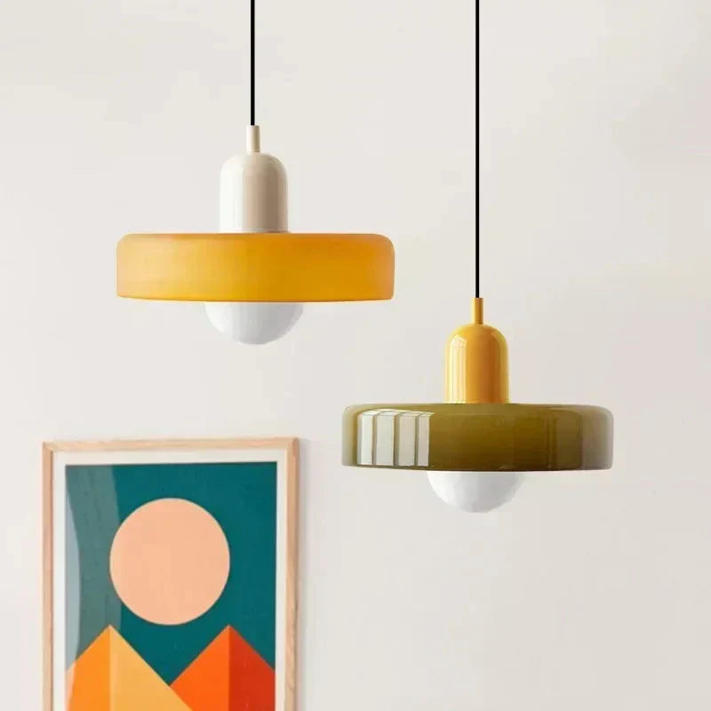 Kryształowa lampa wisząca Nexora E27 — lampa LED z jednym źródłem światła - Desfino