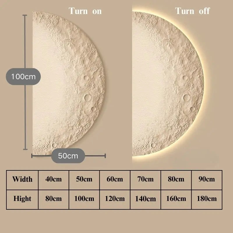 SolaraHalo Half Moon Wall Lamp — Modern LED Porch Sconce - Desfino