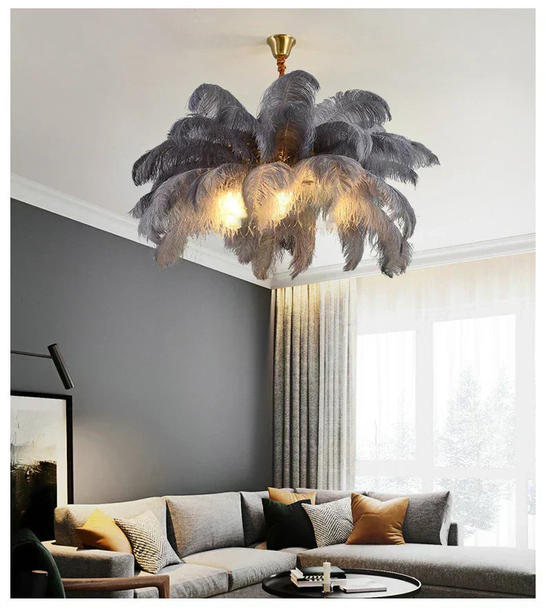 AstraFeather Modern Handcrafted Pendant Chandelier