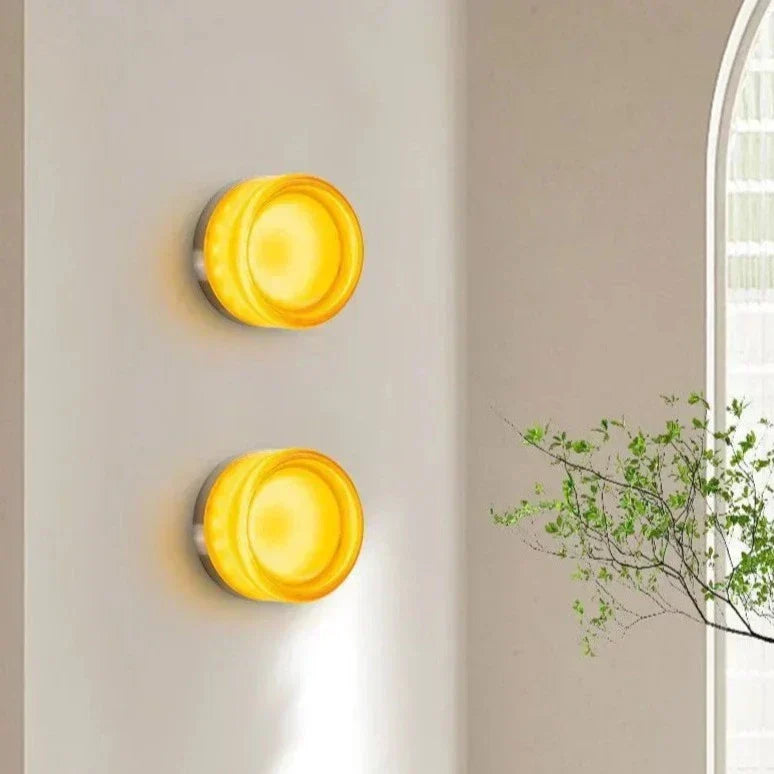 NovaLume væglampe i glas — Lumenari Studio, integreret LED - Desfino