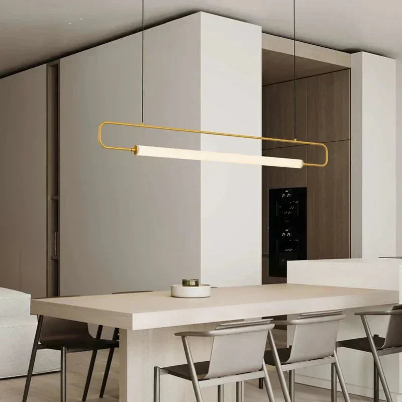 Suspension Lunara — Ampoule LED incluse, abat-jour en métal peint - Desfino