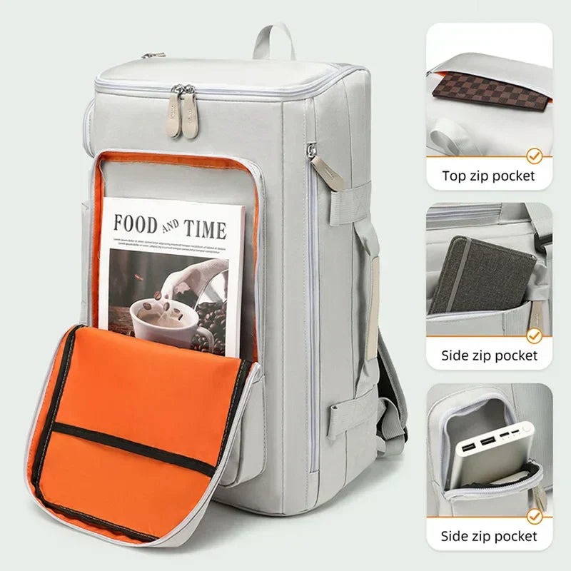 AeroTrail Large-Capacity Wet-Dry Travel Backpack — Separate Storage - Desfino
