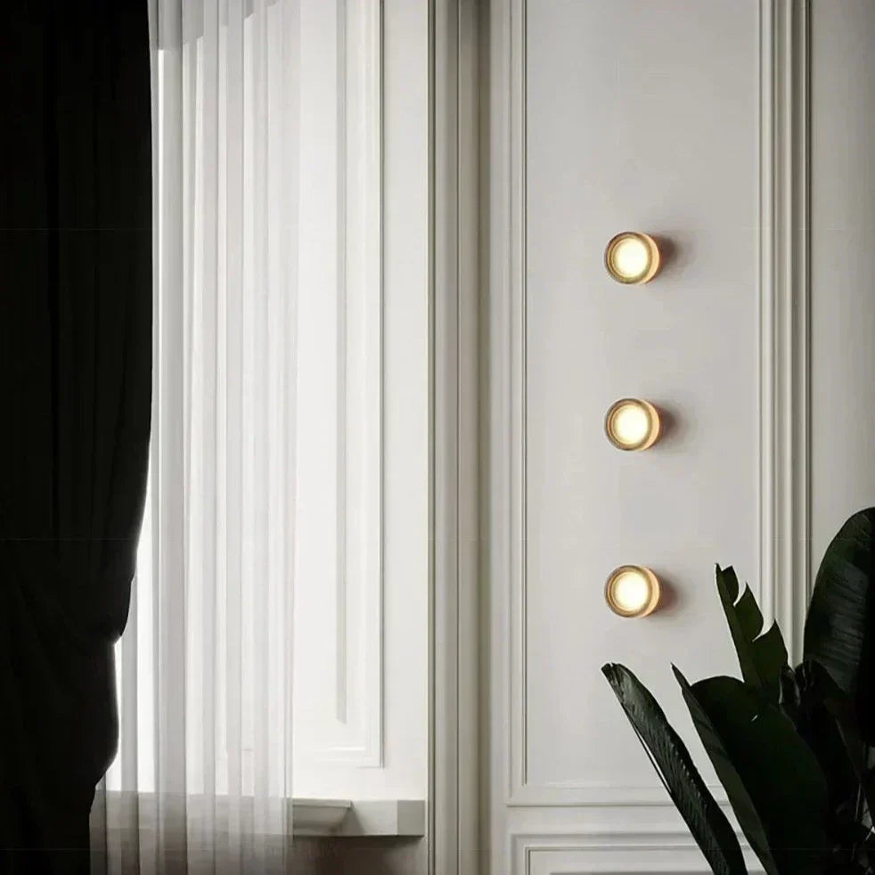 NovaLume væglampe i glas — Lumenari Studio, integreret LED - Desfino