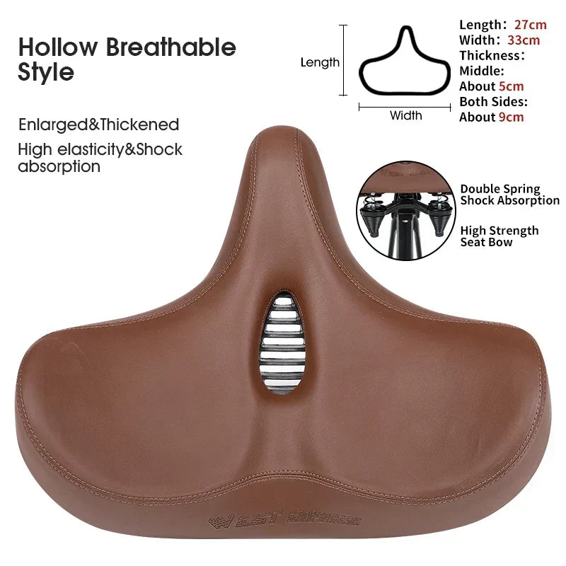 Široké ergonomické sedlo SummitRide pro horská a městská kola - Desfino