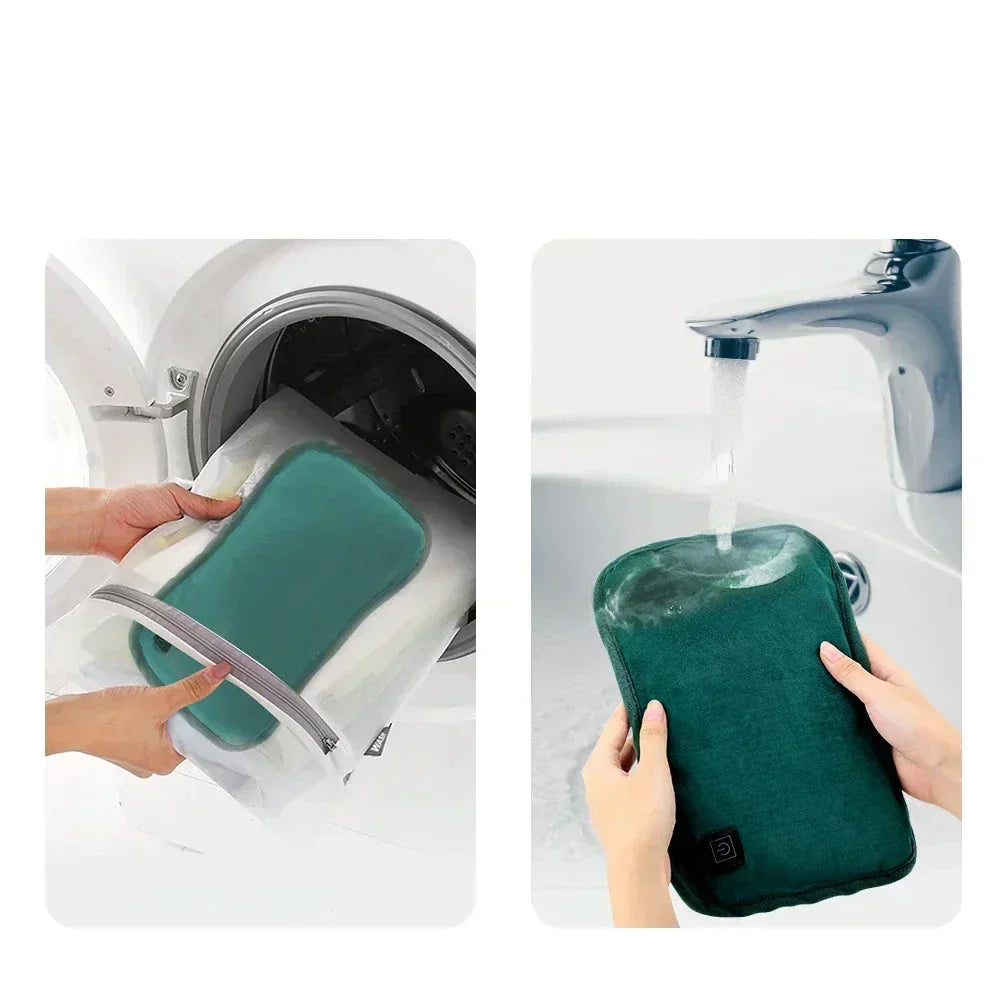 CozyGlow Wiederaufladbares elektrisches Wärmekissen — Einstellbare Wärme für Hände und Bauch - Desfino