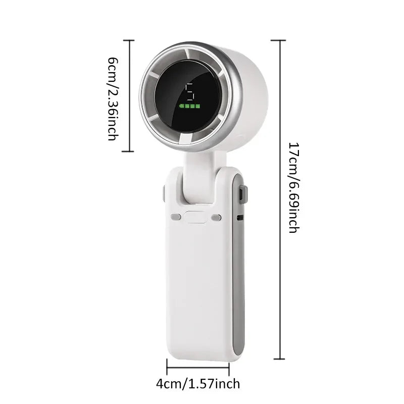 Ventilator portabil de răcire Relievery WindCore — 13,550 RPM, 10m/s, 5 viteze - Desfino