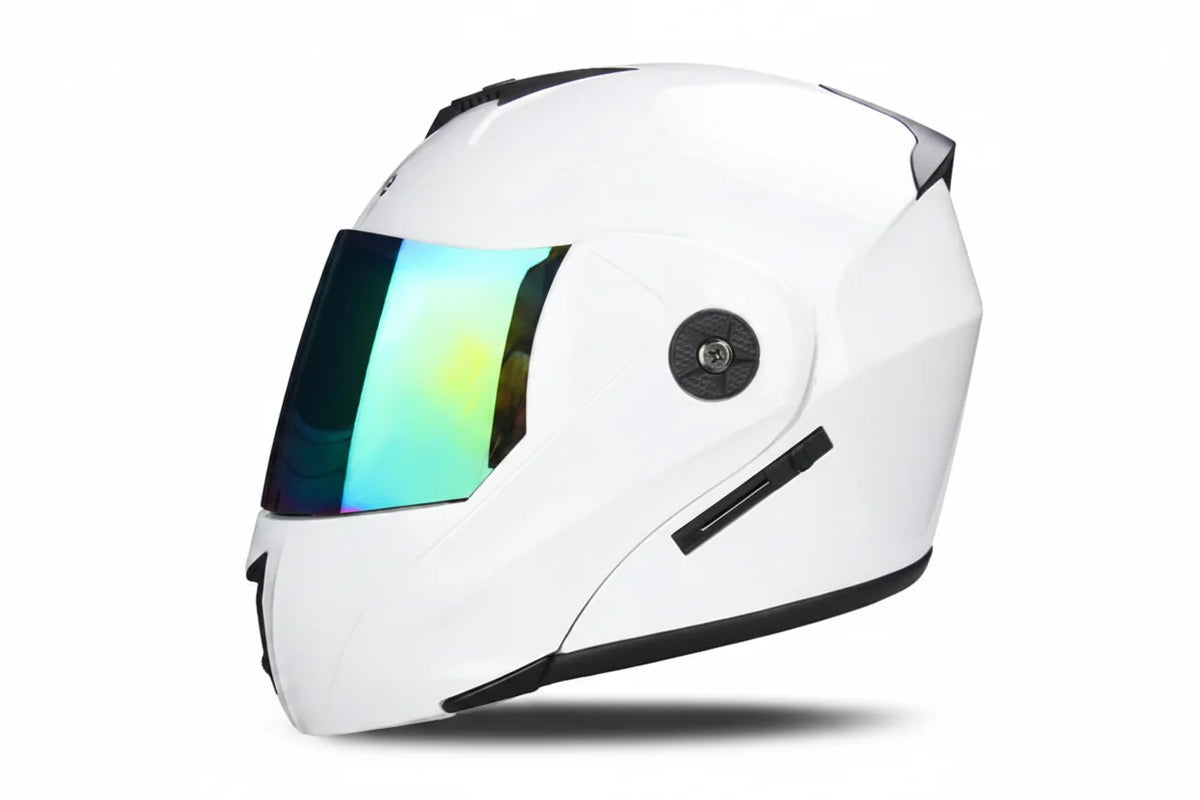 Casque de moto modulaire certifié DOT avec double visière — Desfino