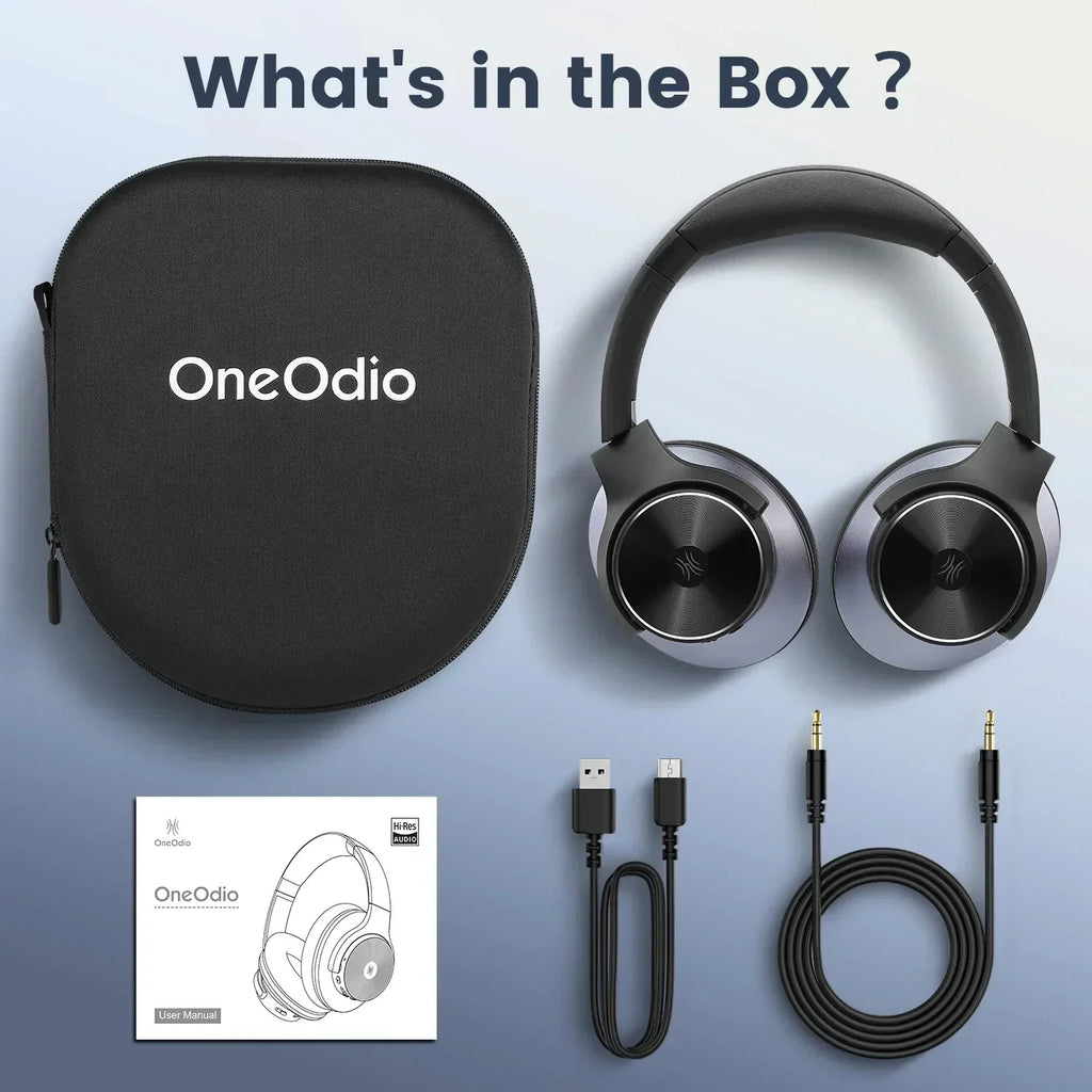 Cuffie wireless circumaurali ANC Kirrea — Bluetooth 5.0, microfono integrato - Desfino