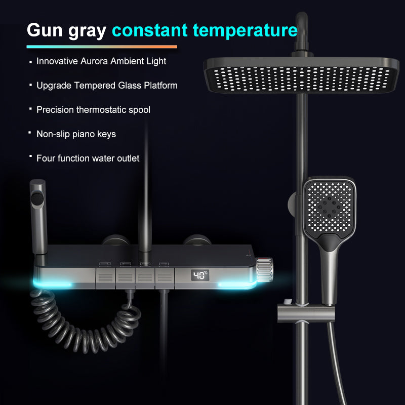 Affichage numérique de la température Aurell — Système de douche thermostatique - Desfino