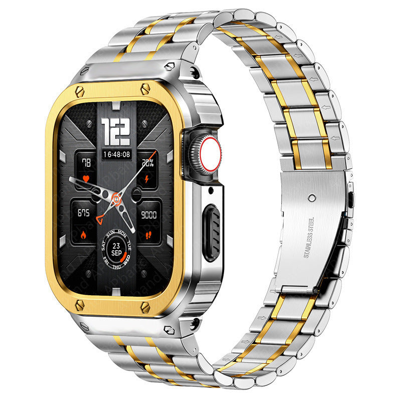 Avelon Armband- und Hüllen-Set für die Apple Watch — Edelstahl - Desfino