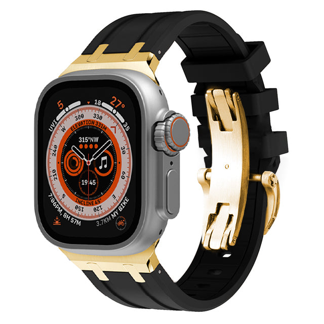 Novara Apple Watch Strap — Thick Silicone, Grade 2 Titanium Adapter - Desfino
