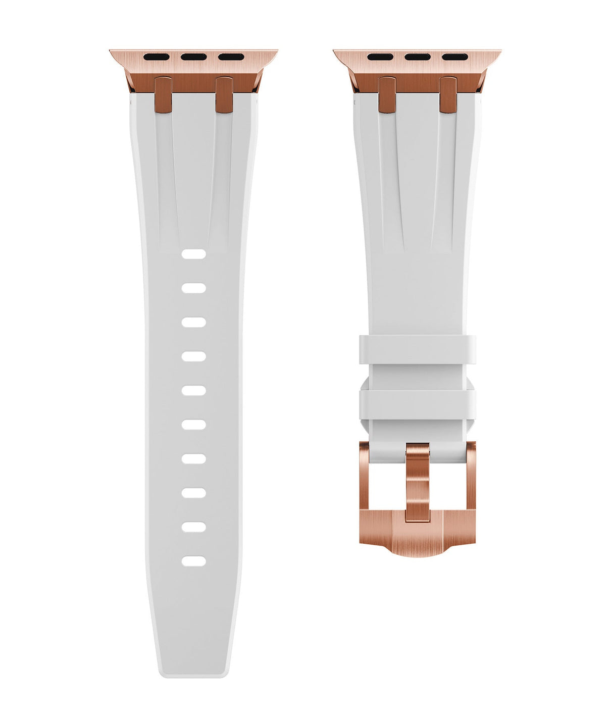 Bracelete Nexal para Apple Watch — Design em silicone, detalhe metálico na extremidade - Desfino