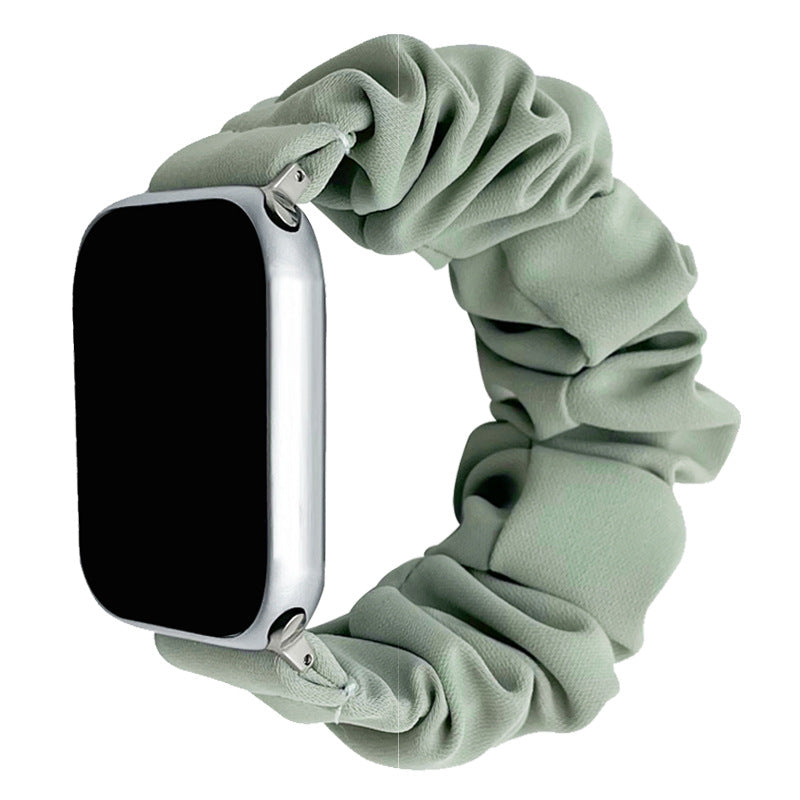 Miękki jedwabny pasek scrunchie do Apple Watch — elastyczne dopasowanie bez zapięcia - Desfino