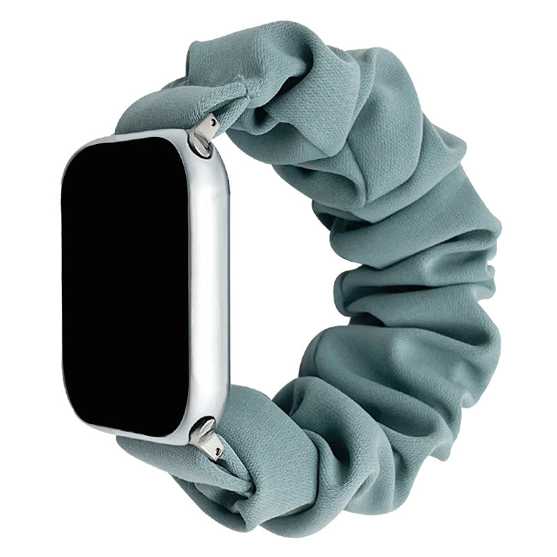 Miękki jedwabny pasek scrunchie do Apple Watch — elastyczne dopasowanie bez zapięcia - Desfino