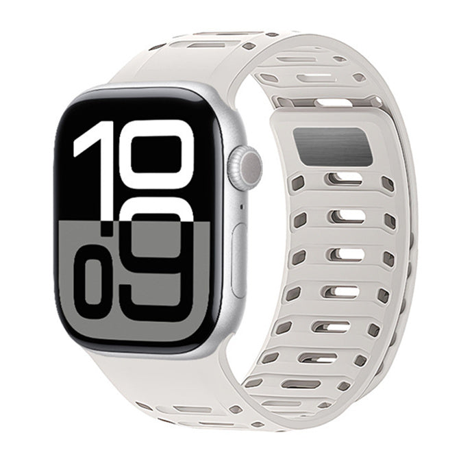 Apple Watch-armband i silikon - magnetlås, justerbart 130–230 mm - Desfino