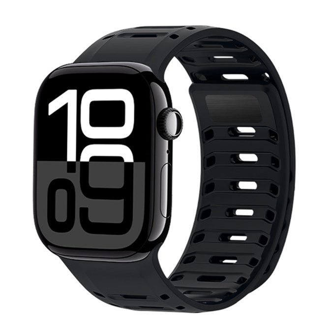 Apple Watch-armband i silikon - magnetlås, justerbart 130–230 mm - Desfino