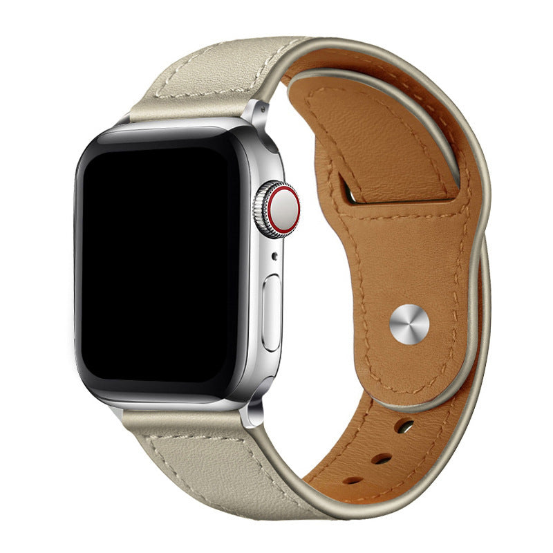 Kožený řemínek Rivon s poutkem pro Apple Watch 42–49mm, 140–220mm - Desfino