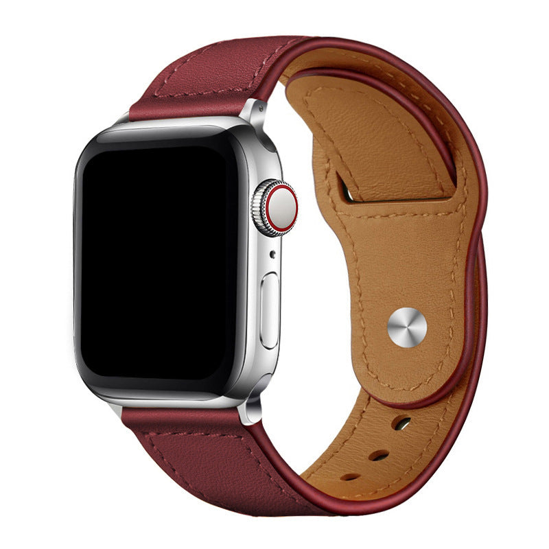 Kožený řemínek Rivon s poutkem pro Apple Watch 42–49mm, 140–220mm - Desfino