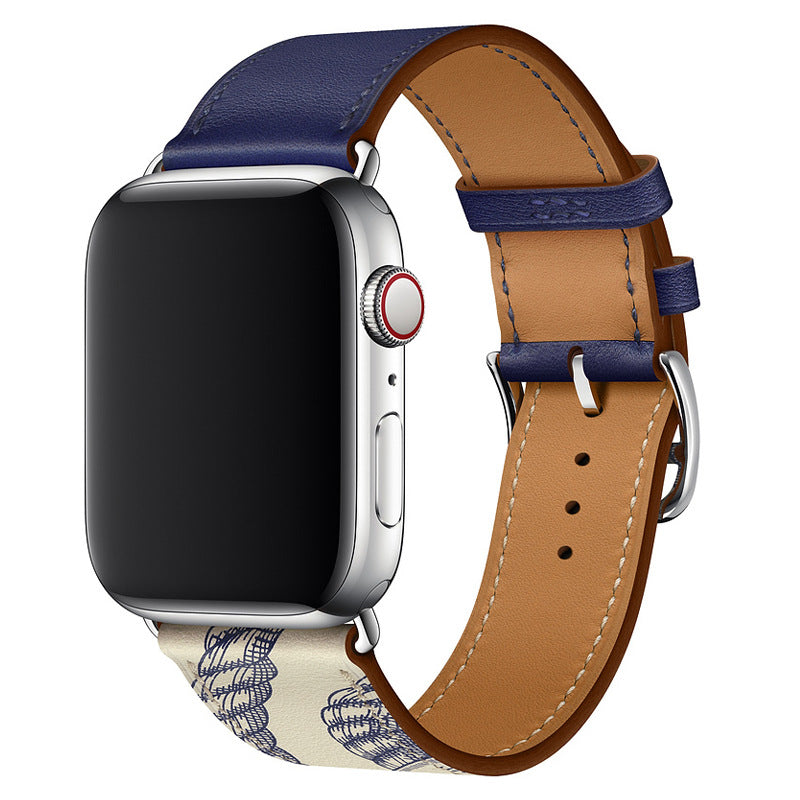 Marvelle aito nahkaranneke Apple Watchille — sopii 220 mm:n ranteisiin - Desfino
