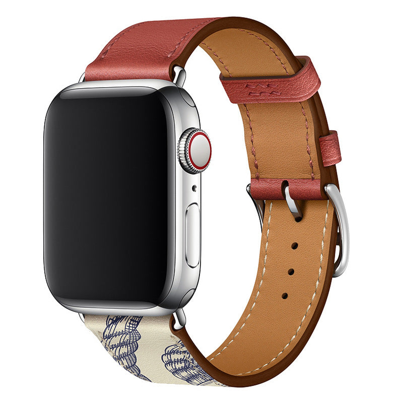Marvelle aito nahkaranneke Apple Watchille — sopii 220 mm:n ranteisiin - Desfino