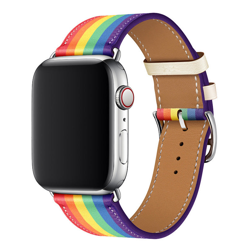 Marvelle aito nahkaranneke Apple Watchille — sopii 220 mm:n ranteisiin - Desfino