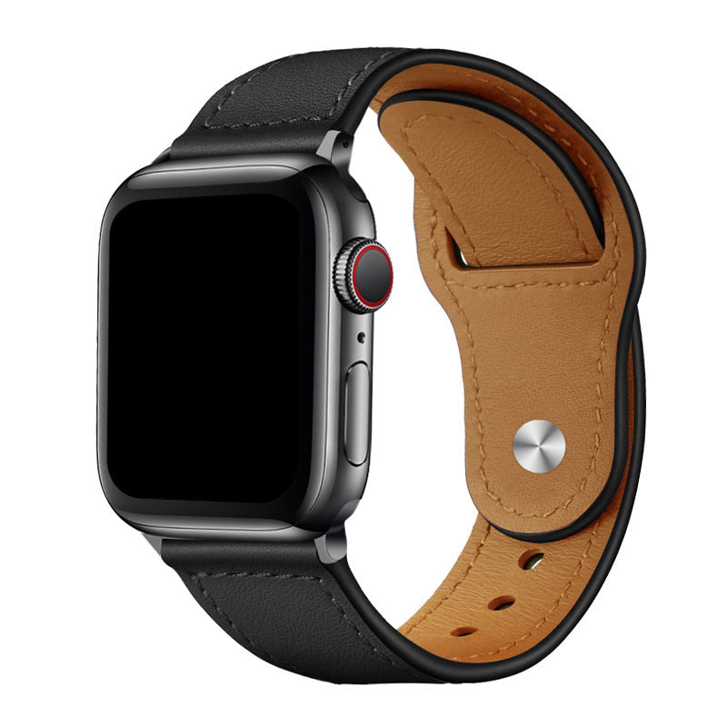 Kožený řemínek Rivon s poutkem pro Apple Watch 42–49mm, 140–220mm - Desfino